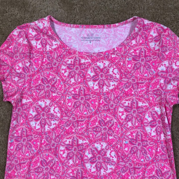 NEW Vineyard Vines Swing short slv tee shirt dress - Picture 2 of 3